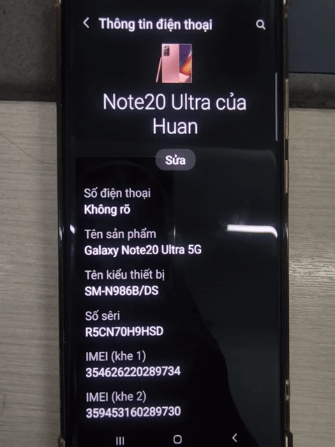 Samsung Note 20 Ultra 256GB Đồng. Mua bán Điện thoại tại Quận Bình Thạnh Tp Hồ Chí Minh được đăng bởi tạ minh huân hình 1