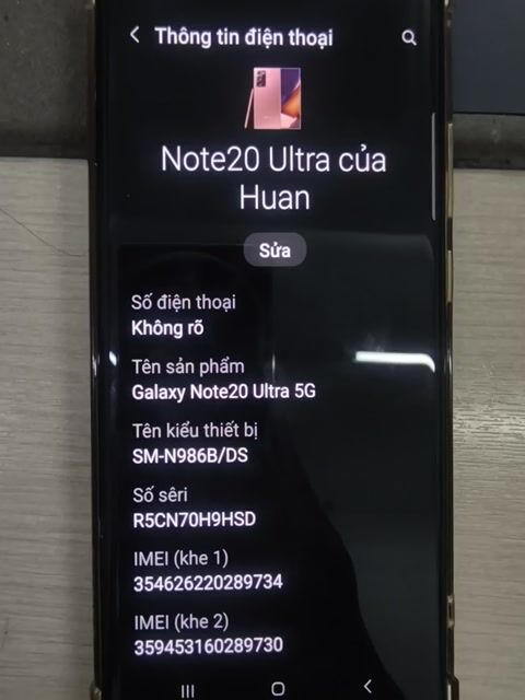 Samsung Note 20 Ultra 256GB Đồng. Mua bán Điện thoại tại Quận Bình Thạnh Tp Hồ Chí Minh được đăng bởi tạ minh huân hình 1