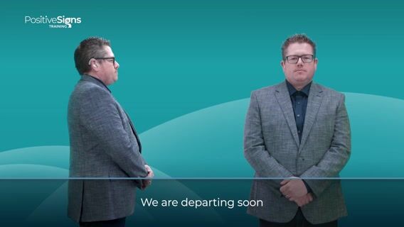 We Are Departing Soon