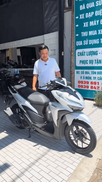 Vario 125 2022 bạc poócher.. Mua bán Xe máy tại Quận Ô Môn Cần Thơ được đăng bởi Trần Tùng hình 1
