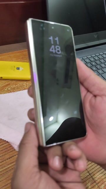Samsung Galaxy Z Fold4 12GB/256GB Vàng kem. Mua bán Điện thoại tại Huyện Đức Hòa Long An được đăng bởi Bảo Ngân hình 1