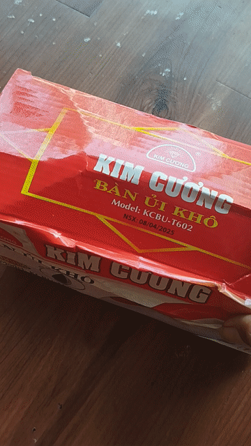 Bàn ủi khô Kim Cương KCBU-T602. Mua bán Nội thất, đồ gia dụng khác tại Quận Tân Phú Tp Hồ Chí Minh được đăng bởi Cụ Già Khó Tính hình 1