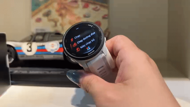 Garmin Forerunner 165 Trắng. Mua bán Thiết bị đeo thông minh tại Quận Phú Nhuận Tp Hồ Chí Minh được đăng bởi Chị Yến  hình 1