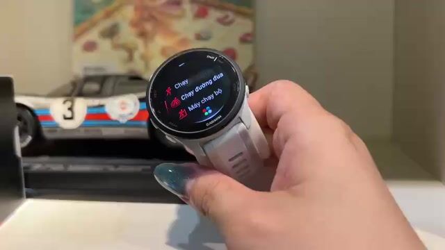 Garmin Forerunner 165 Trắng. Mua bán Thiết bị đeo thông minh tại Quận Phú Nhuận Tp Hồ Chí Minh được đăng bởi Chị Yến  hình 1