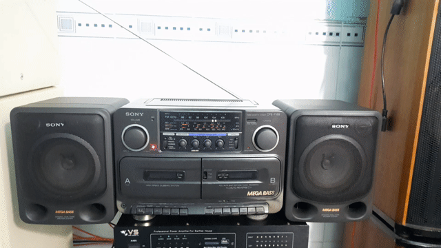 Đài Cassette  Sony CFS 715S. Mua bán Tivi, Âm thanh tại Huyện Củ Chi Tp Hồ Chí Minh được đăng bởi ÂM THANH BÃI CỦ CHI hình 1