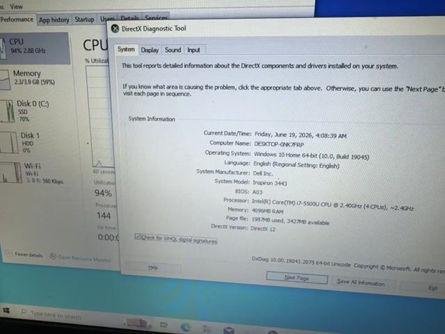 Dell Inspiron 3443 i7-5500U 14 inch 4GB/128GB Đen. Mua bán Laptop tại Quận Đống Đa Hà Nội được đăng bởi tshop tây sơn hình 1