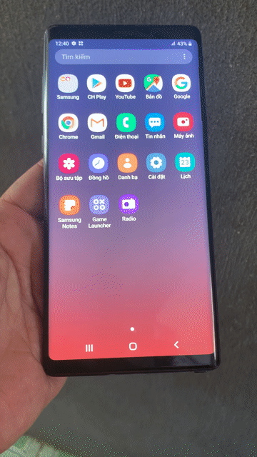 Samsung Galaxy Note 9 128GB Đen nguyên zin full cn. Mua bán Điện thoại tại Quận 6 Tp Hồ Chí Minh được đăng bởi Huynh Hai Minh  hình 1