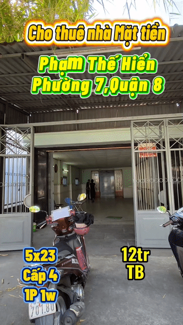 Cho thuê Nhà ở Quận 8 Tp Hồ Chí Minh diện tích 115 m² giá 12 triệu/tháng