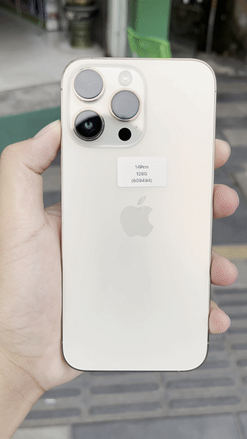 Apple iPhone 14 Pro Max 128GB Vàng gold. Mua bán Điện thoại tại Quận Ngô Quyền Hải Phòng được đăng bởi TRAN SONG HA hình 1