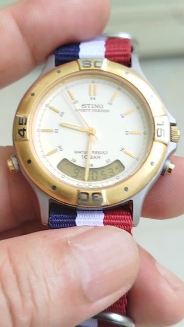 Casio STN-401W 36mm Vàng Bạc Đỏ Trắng Xanh. Mua bán Đồng hồ tại Thành phố Kon Tum Kon Tum được đăng bởi THIÊN NGÂN hình 1