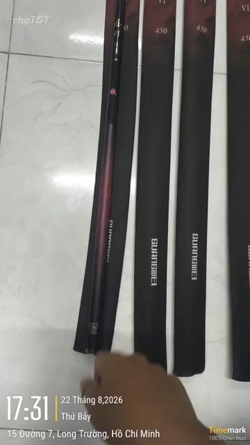 Cần câu GW Xích Nhẫn Đỏ đen 4m5. Mua bán Đồ thể thao, Dã ngoại tại Thành phố Thủ Đức Tp Hồ Chí Minh được đăng bởi Võ Chí Thiện hình 1