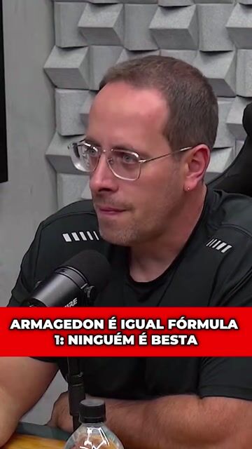 ARMAGEDON É IGUAL FÓRMULA 1: NINGUÉM É BESTA #acf #alemaodacaravan #armagedon #f1