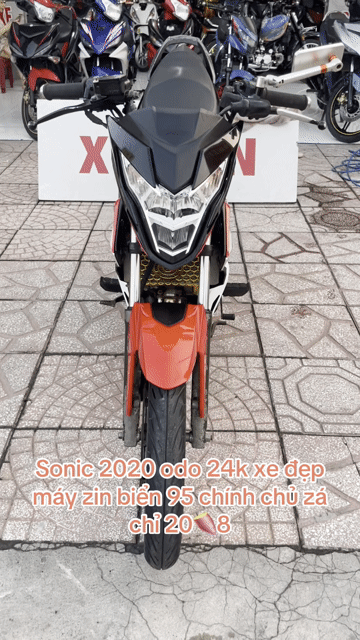 Honda Sonic 2020 Đỏ đen trắng 24000 km biển 95. Mua bán Xe máy tại Quận Cái Răng Cần Thơ được đăng bởi CẦM ĐỒ TRUNG TÍN  hình 1
