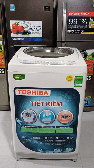 Máy giặt Toshiba 9kg cửa trên. Mua bán Máy giặt tại Quận Bình Tân Tp Hồ Chí Minh được đăng bởi Phạm Thị Bích Mai hình 1