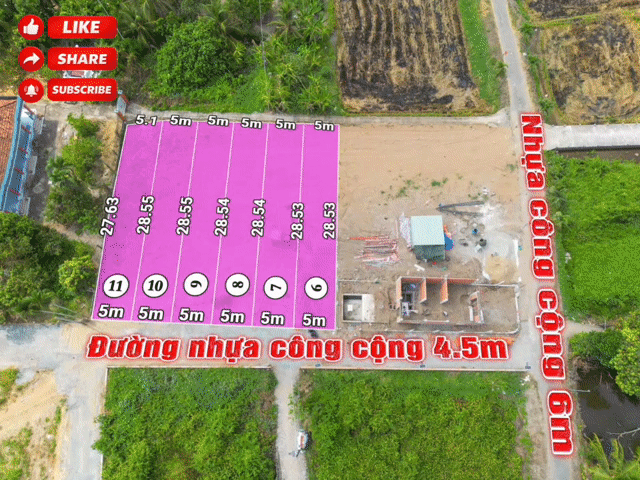 Mua bán Đất Huyện Thủ Thừa Long An diện tích 145 m² giá 780 triệu