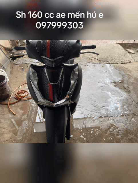 Honda SH 160 Đen. Mua bán Xe máy tại Thành phố Vĩnh Long Vĩnh Long được đăng bởi TRẦN Á Vĩnh long  hình 1
