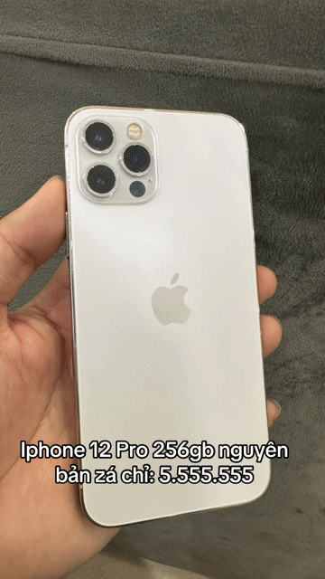 Apple iPhone 12 Pro 256GB Bạc Đã sử dụng. Mua bán Điện thoại tại Quận Đống Đa Hà Nội được đăng bởi Ng Hoang Anh hình 1