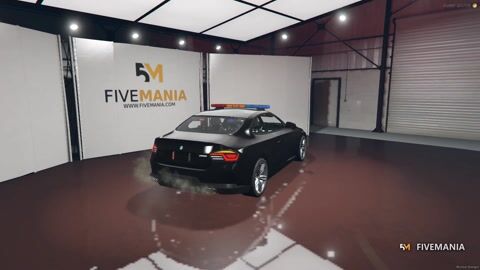 FIVEM Cypt4polng | Police Sports Car [Unbadged] Add-On | Working Lights & Siren | Optimized | Fivem Ready | High Quality, video preview