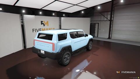 FIVEM GMC Hummer EV SUV | Lore Friendly Electric SUV Add-On | Interior & Exterior | Working Lights | Off-Road Ready | Optimized | Fivem Ready | High Quality, video preview