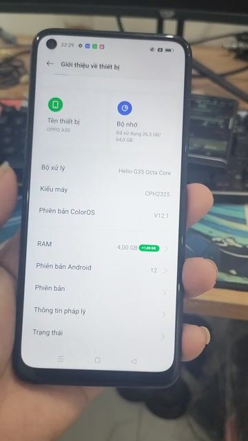 Oppo A55 64GB Đen 99%. Mua bán Điện thoại tại Quận Nam Từ Liêm Hà Nội được đăng bởi nguyễn phương hình 1