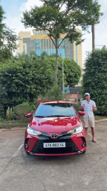Toyota Vios G 2021 Tự động Đỏ. Mua bán Ô tô tại Thành phố Buôn Ma Thuột Đắk Lắk được đăng bởi Trọng Anh hình 1