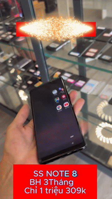 Samsung Galaxy Note 8 64GB Đen BH 3 tháng. Mua bán Điện thoại tại Thành phố Bến Tre Bến Tre được đăng bởi TN Store hình 1