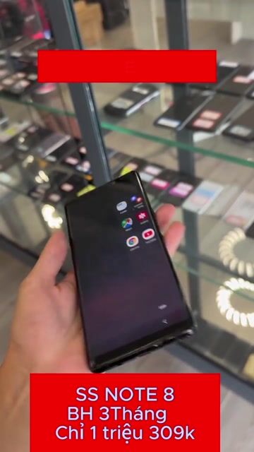 Samsung Galaxy Note 8 64GB Đen BH 3 tháng. Mua bán Điện thoại tại Thành phố Bến Tre Bến Tre được đăng bởi TN Store hình 1