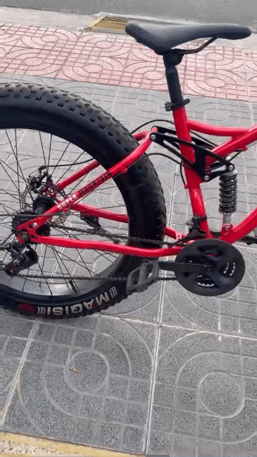 Xe đạp địa hình Super MTB Đỏ. Mua bán Xe đạp tại Thị xã Phú Mỹ Bà Rịa - Vũng Tàu được đăng bởi Thanh Lý Siêu Rẻ hình 1