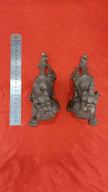 Tượng đồng trang trí, 2 con. Mua bán Cây cảnh, đồ trang trí tại Huyện Kiên Hải Kiên Giang được đăng bởi Hào  hình 1