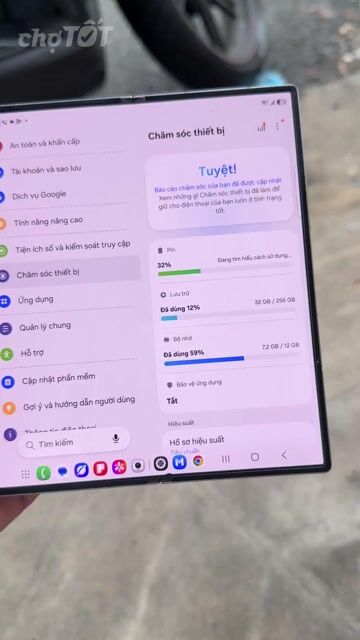 Samsung Z Fold 6 256GB Trắng vn zin áp. Mua bán Điện thoại tại Thành phố Thủ Đức Tp Hồ Chí Minh được đăng bởi Võ Nhân hình 1