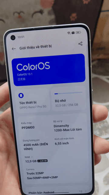 Oppo Reno7 Pro 12GB/256GB Vàng. Mua bán Điện thoại tại Quận Bình Tân Tp Hồ Chí Minh được đăng bởi Xóm trọ android hình 1
