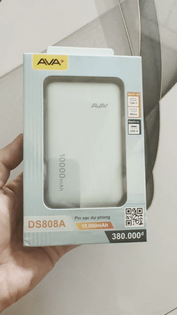 Pin sạc dự phòng AVA+ DS808A. Mua bán Phụ kiện (Màn hình, Chuột...) tại Thành phố Cà Mau Cà Mau được đăng bởi duytrancm hình 1