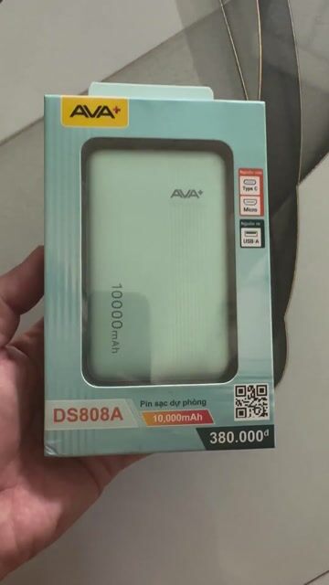 Pin sạc dự phòng AVA+ DS808A. Mua bán Phụ kiện (Màn hình, Chuột...) tại Thành phố Cà Mau Cà Mau được đăng bởi duytrancm hình 1
