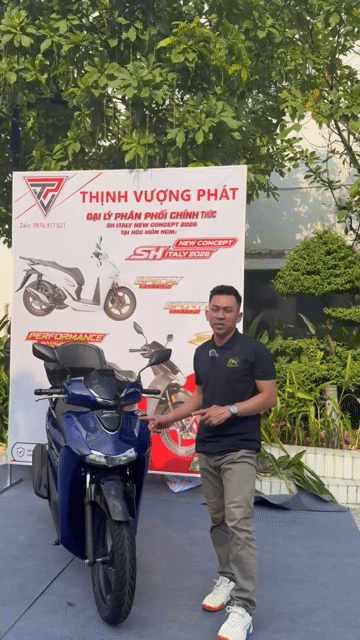 Honda SH Vetro Blue 2026 Xanh. Mua bán Xe máy tại Thành phố Cà Mau Cà Mau được đăng bởi Xe Máy Phương Nam Cà Mau hình 1