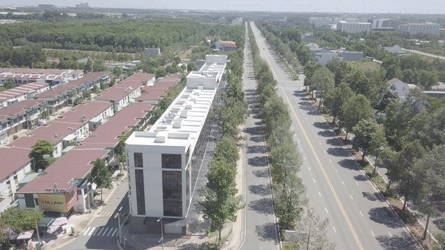 Cho thuê Văn phòng, Mặt bằng kinh doanh Oasis City Thị xã Bến Cát Bình Dương diện tích 240 m² giá 10 triệu/tháng