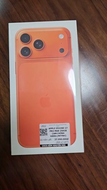 Apple iPhone 17 Pro Max 256GB Vàng cam Mới. Mua bán Điện thoại tại Quận Ba Đình Hà Nội được đăng bởi Gia Phạm hình 1
