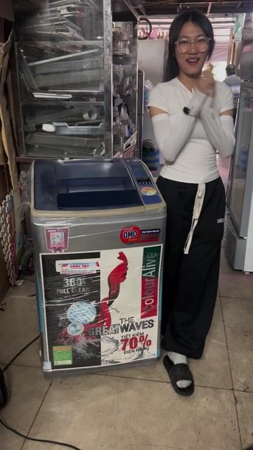 Máy giặt Sanyo 7kg 1tr5 Ar70kr có hộc giặt xả riên. Mua bán Máy giặt tại Quận 7 Tp Hồ Chí Minh được đăng bởi TH Điện lạnh giá rẻ siêu rẻ HCM hình 1