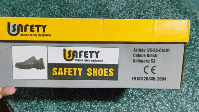Giày bảo hộ Safety Shoes Nam Đen 41, 42 Mới 100%. Mua bán Giày dép tại Thành phố Thuận An Bình Dương được đăng bởi Ngự Miêu hình 1