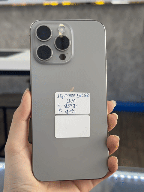iPhone 15 Pro Max 512GB Xám. Mua bán Điện thoại tại Thành phố Thủ Dầu Một Bình Dương được đăng bởi Phong Le hình 1
