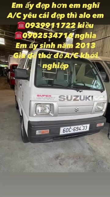 Suzuki Van 2013 Trắng. Mua bán Xe tải, xe ben tại Quận 12 Tp Hồ Chí Minh được đăng bởi OTO kiều nghia  hình 1