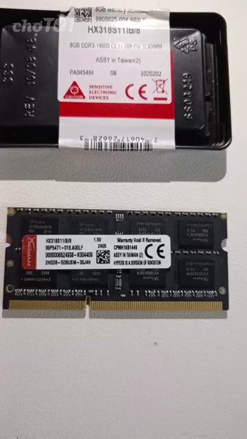 M cần bán RAM8GB HyperX DDR3 Mới tinh nguyên hộp. Mua bán Linh kiện (RAM, Card...) tại Quận Hà Đông Hà Nội được đăng bởi luca tony hình 1