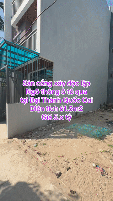 Mua bán Nhà ở Huyện Quốc Oai Hà Nội diện tích 61.5 m² giá 5,85 tỷ