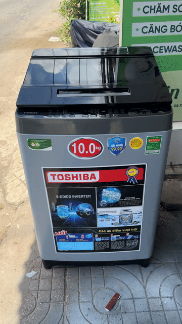 Máy giặt Toshiba Inveter 10.0kg cửa trên Xám. Mua bán Máy giặt tại Huyện Hóc Môn Tp Hồ Chí Minh được đăng bởi Linh Tran hình 1