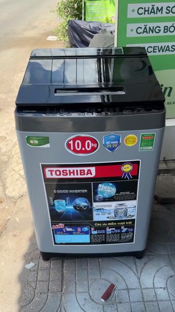 Máy giặt Toshiba Inveter 10.0kg cửa trên Xám. Mua bán Máy giặt tại Huyện Hóc Môn Tp Hồ Chí Minh được đăng bởi Linh Tran hình 1