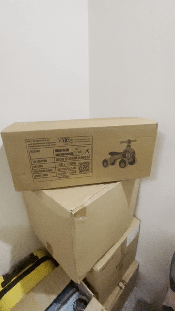 Xe chòi chân trẻ em nhựa có nhạc. Mua bán Mẹ và bé tại Quận Hoàng Mai Hà Nội được đăng bởi Dương Tuấn Anh hình 1