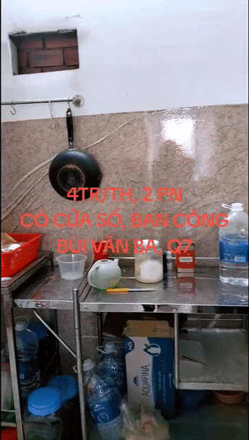 Cho thuê Phòng trọ Quận 7 Tp Hồ Chí Minh diện tích 60 m² giá 4 triệu/tháng