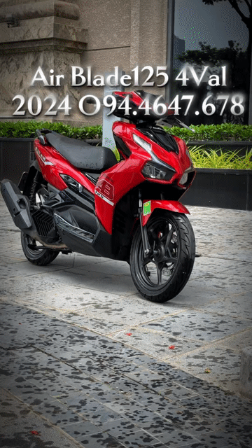 Honda Air Blade 125 4Val 2024 Đỏ 29E2. Mua bán Xe máy tại Quận Ba Đình Hà Nội được đăng bởi Xe Máy Nam Thi hình 1