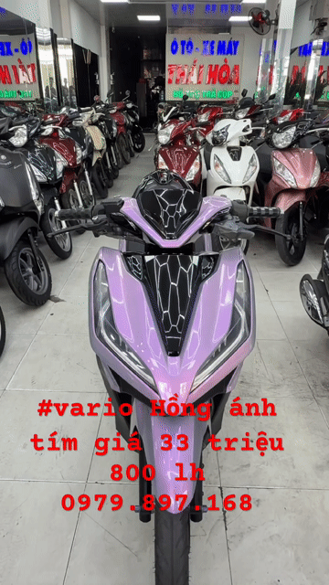 Honda Vario 125 Hồng ánh tím. Mua bán Xe máy tại Thành phố Thủ Đức Tp Hồ Chí Minh được đăng bởi ÔTÔ XE MÁY THÁI HOÀ  hình 1