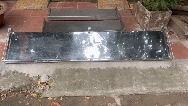 Kệ treo tường Inox Bạc 194x40cm. Mua bán Tủ, kệ gia đình tại Quận Hà Đông Hà Nội được đăng bởi LAN ANH hình 1