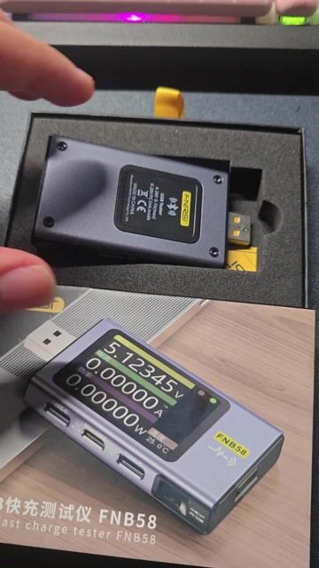 FNIRSI FNB58 Bluetooth Xám IPS LCD. Mua bán Phụ kiện (Màn hình, Chuột...) tại Thành phố Bến Tre Bến Tre được đăng bởi Phạm Văn hình 1